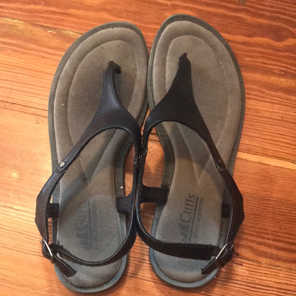 Black sandals